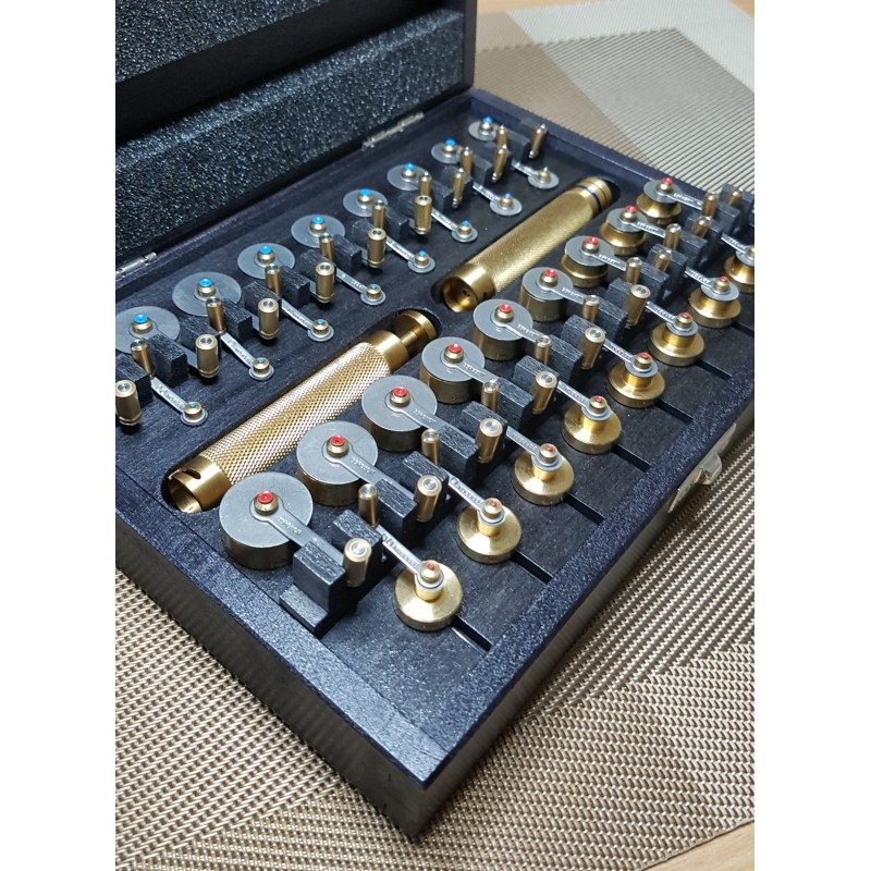 Bergeon Professional Watchmakers Set of 34 Mainspring Winders Ref. 5356